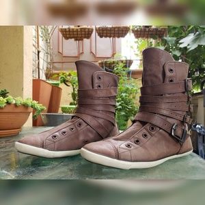 Leather Converse All Star Hi-Tops